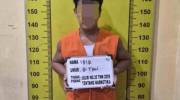 Sat Narkoba Polresta Deli Serdang Amankan Pria Yang Menyimpan Sabu di Pantai labu